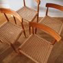 Danish Teak Dining Chairs by Arne Hovmand-Olsen for Mogens Kold, Circa 1960s Mid Century Vintage Retro Image 5