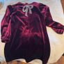 3 Dresses size 5/6 red silver and burgundy Image 3