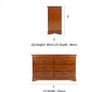 Louis Phillippe Dark Mahogany Wooden Dresser and matching mirror Image 4