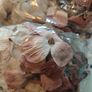 brown beige mixed artificial flowers heads faux fake Image 2