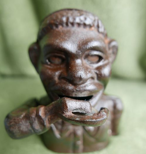 Antique Cast Iron Money Box