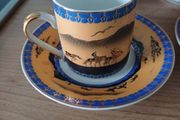 Vintage Yamasen China 24k Gold Expresso Cups