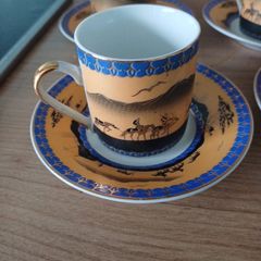 Vintage Yamasen China 24k Gold Expresso Cups