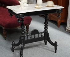 Antique Spanish Victorian Marble-Top Table