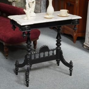 Antique Spanish Victorian Marble-Top Table