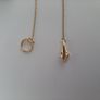 New 10kt gold pendant and chain Image 3