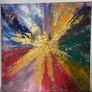 Veins of radiance abstract painting Image 3
