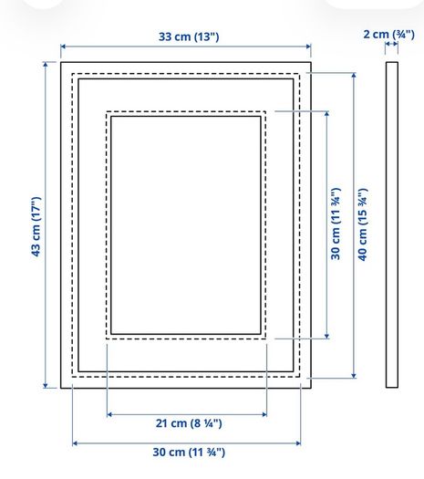 Gold picture frames