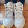 Air Jordan 1 Mid Triple White Size UK 8.5 (EUR 43) Image 2