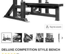 Strengthmax Deluxe Competition Weight Bench, Currently 830 Euro + 80 Shipping On Website!!!