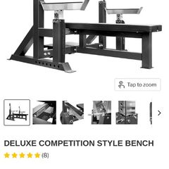 Strengthmax Deluxe Competition Weight Bench, Currently 830 Euro + 80 Shipping On Website!!!