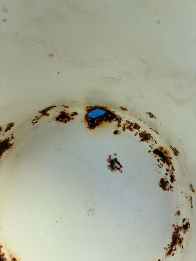 Vintage enamel can