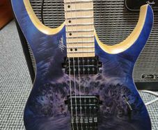 Mayones Hydra Elite Trans Dirty Purple Blue Burst Satine 6