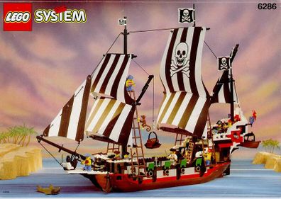 Lego System 6286 - Skull's Eye Schooner 1993