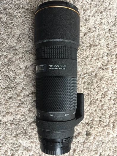 Tokina AT-X AF F/4 100-300mm SD for Nikon AF/MF FX/DX film/digital fit, constant fast long lens.