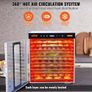 10 Trays Food Dehydrator Machine Stainless Steel 1000W Jerky Fruit Drying Image 4