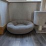 Medium size Cozy Cat or Dog Bed Beige Image 7