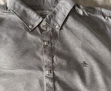 Original Penguin Grey Oxford Shirt XL
