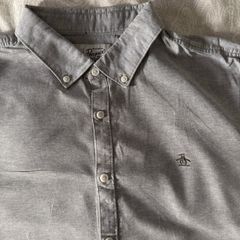 Original Penguin Grey Oxford Shirt XL