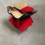 Christian Louboutin (Authentic)Pigaelle 100 black patent shoe Image 2