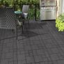 10 Pack Garden Composite Interlocking Decking Tiles Recycled Material 30 x 30cm Image 3