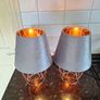Beautiful pair of modern gold table lamps Image 2