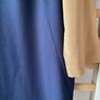 dress Bnwt gap formal workwear dress navy & tan 3/4 sleeves size 12 lined Image 6