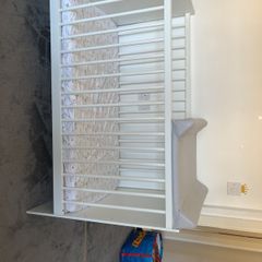 Crib with changing table + baby mattress