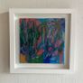 FREE Frame Original Art Original Painting Tropical Art Botanical Art Blue Painting Image 5