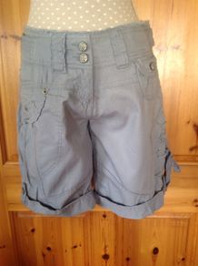 BNWT Size 8 NEXT Blue/Grey Cotton Shorts