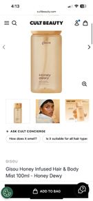 Gisou Honey Infused Hair & Body Mist 100ml - Honey Dewy