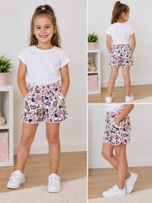Disney Minnie Mouse Girls Shorts  Size 116 cm