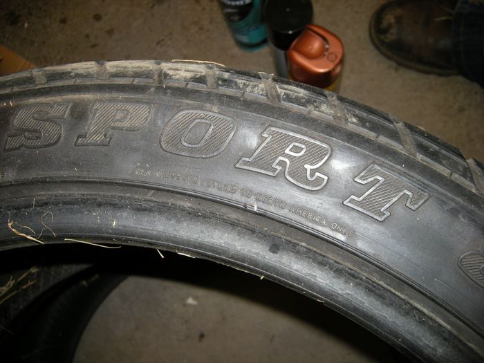 set of 19 inch tyres..