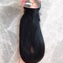 7pc Hair Extensions Set Black FREE POSTAGE Image 4