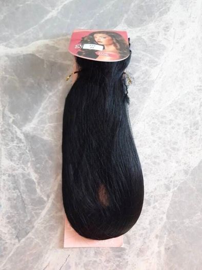 7pc Hair Extensions Set Black FREE POSTAGE