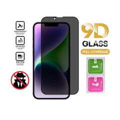 For iPhone 14 Plus Privacy Tempered Glass Anti Spy Screen Protector 9D New - FHT35IPTG