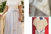 Fee G Irish designer dress wedding event chic sophisticated