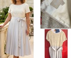 Fee G Irish designer dress wedding event chic sophisticated