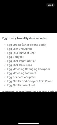 Egg 2 Luxury Travel system