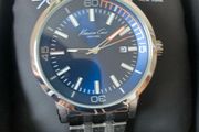 Kenneth Cole  Blue Dial Stainless Steel Bracelet watch