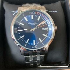 Kenneth Cole  Blue Dial Stainless Steel Bracelet watch