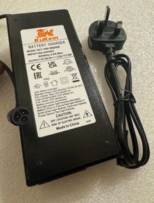 Kugoo Kukirin G3 Pro / g2 Master / g2 pro Charger 3 Pin New Version Charger (original No Fake) Irish Plug