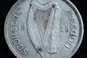 Ireland - 1928 - Shilling - Bull - Silver - KM.6 - [2754]