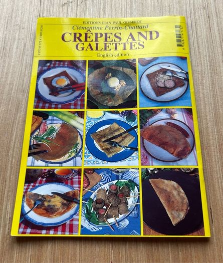 English edition of "Crepes and Galettes" by Clementine Perrin-Chattard