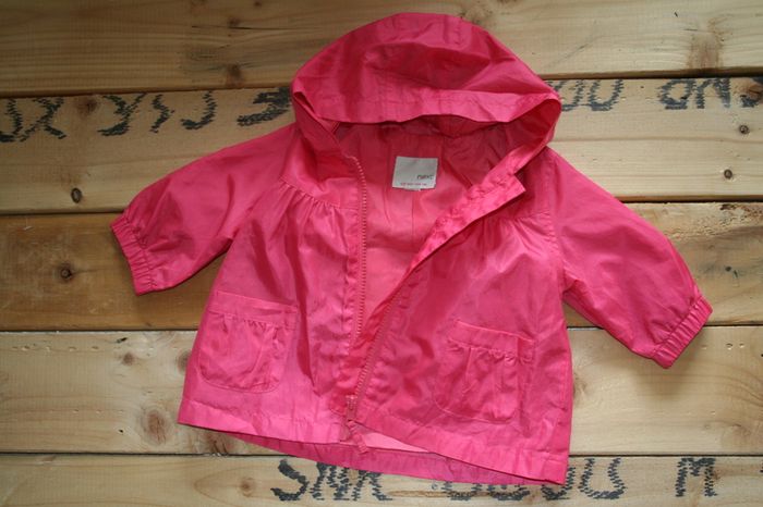 NEXT baby girl waterproof jacket, rain jacket 9-12 months