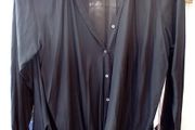 Black Twist Front Blouse