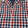 Tommy Hilfiger New York Fit Mens Red/Blue/White Check Long Sleeve Shirt Medium Image 3