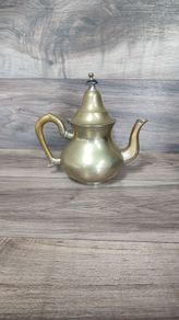 vintage moroccon brass tea pot