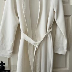 Wrap Style Cream Coat