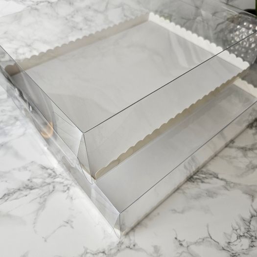 rectangle cake box trasparent